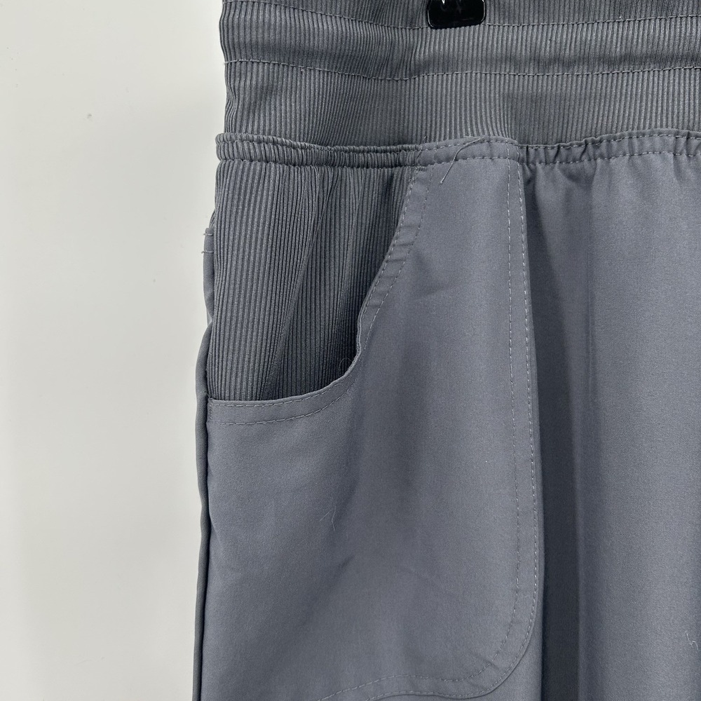 ScrubAid Womens 2XL Gray 4 Way Stretch Tapered Cargo Scrub Pants‎ Healthcare - Picture 6 of 13